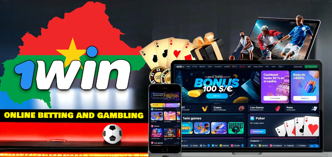 Online betting and gambling in Burkina Faso is handled by 1win