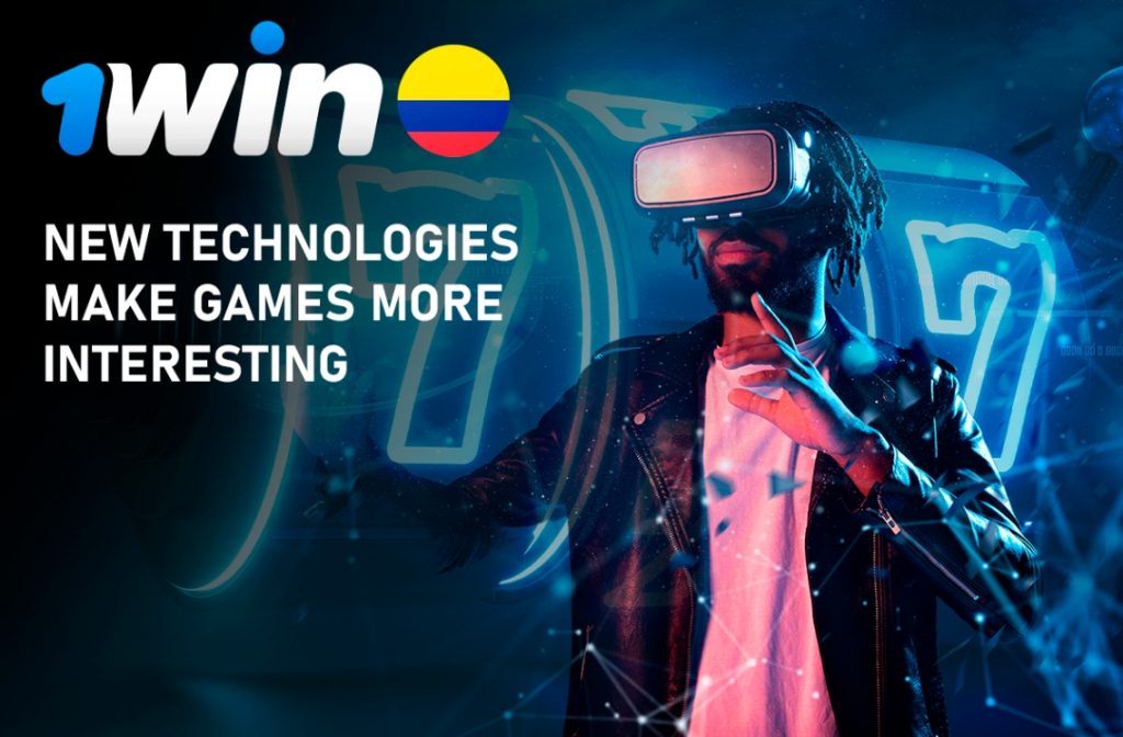 A man in a black jacket is featured with the statement, "New technologies make games more interesting."