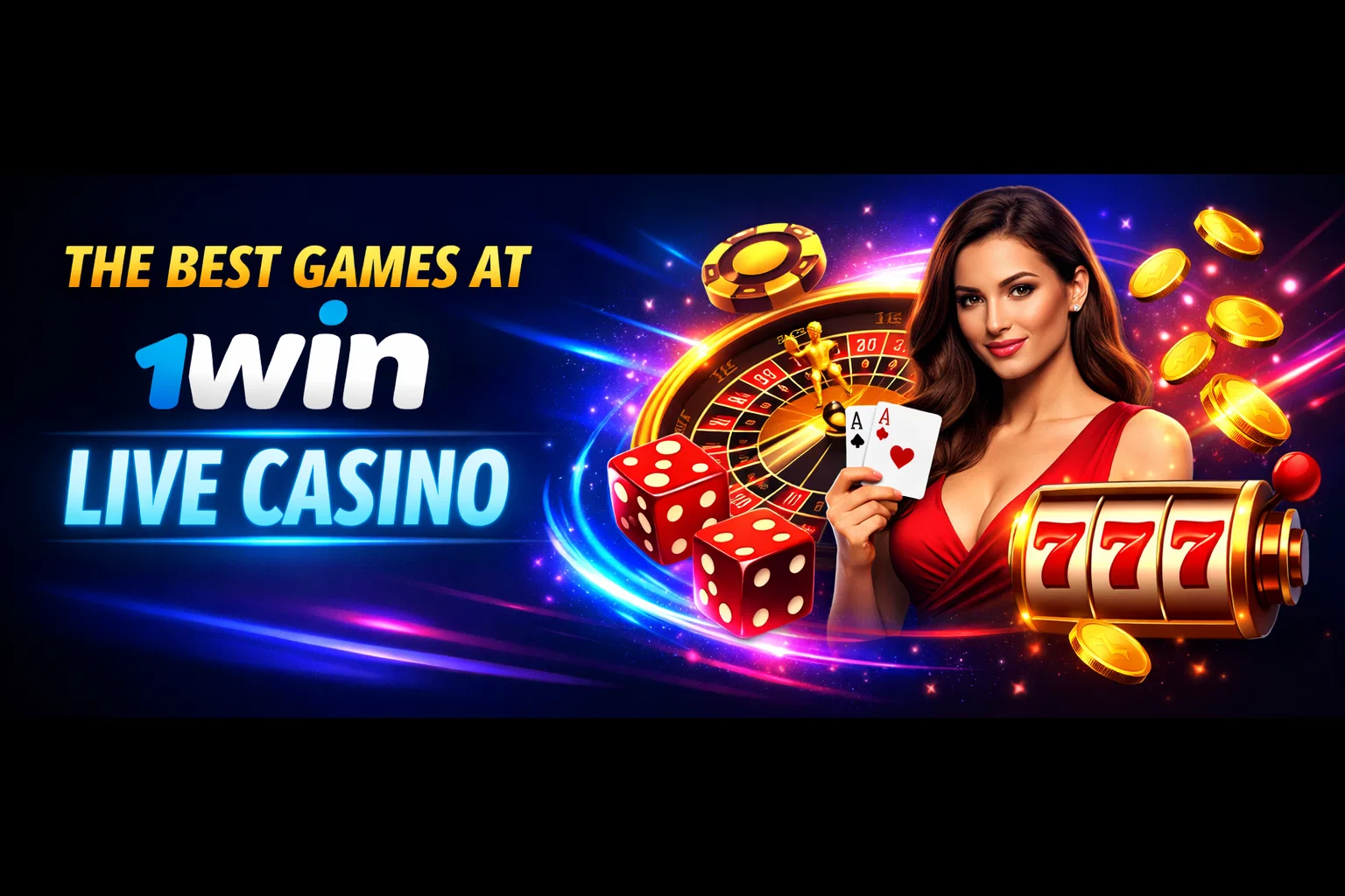 Games at 1Win Live Casino