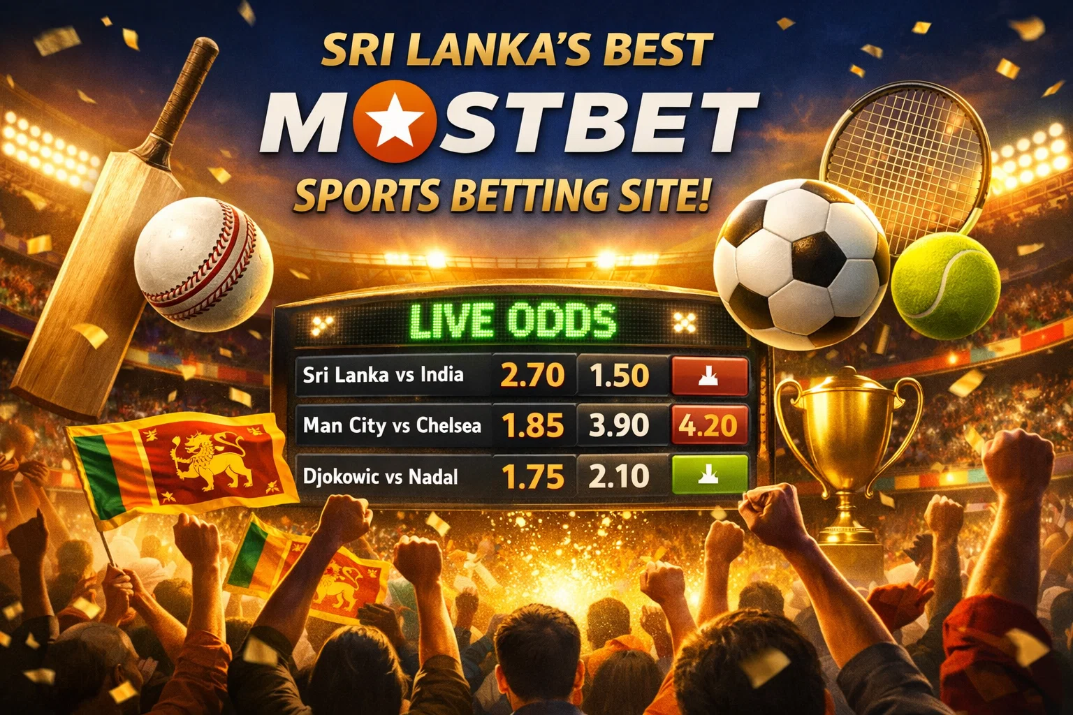 Mostbet is the Best Betting Site for Sports Betting in Sri Lanka 