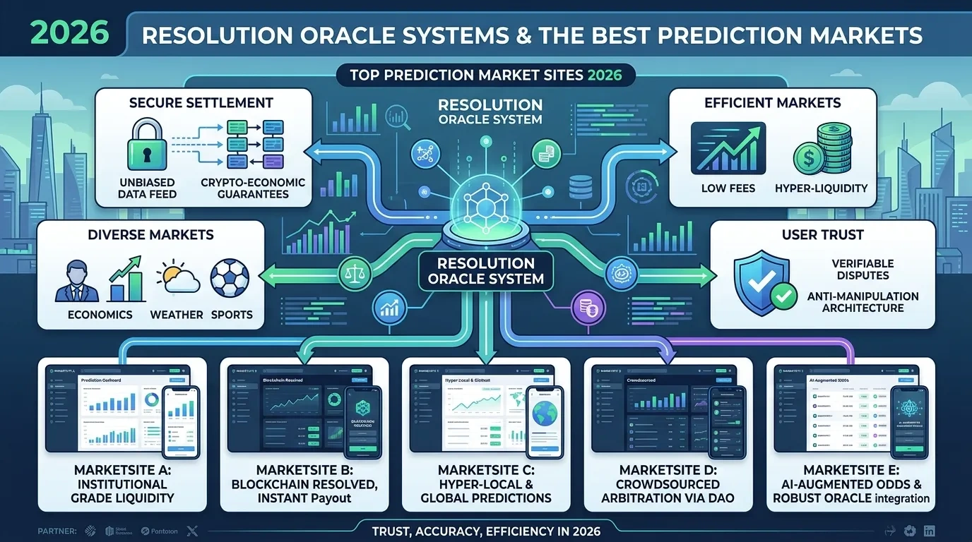 How Resolution Oracle Systems Shape the Best Prediction Market Sites for 2026